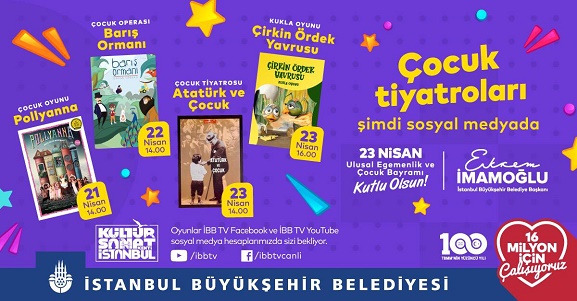 İBB, 23 Nisan’da Çocukları Tiyatroyla Buluşturuyor