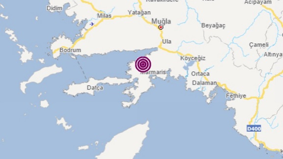 Muğla'da Deprem