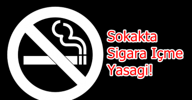 Sokakta Sigara İçme Yasağı