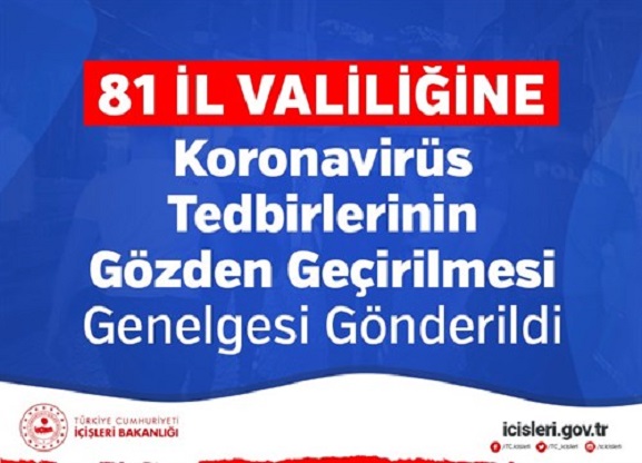 Bakanlık Yeni Tedbirlerle İlgili Genelge Yayınladı