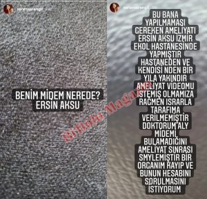 seren serengilin mide ameliyatı