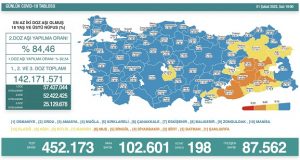 1 Şubat Covid 19 Tablosu