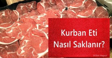 Kurban Eti Nasıl Saklanır
